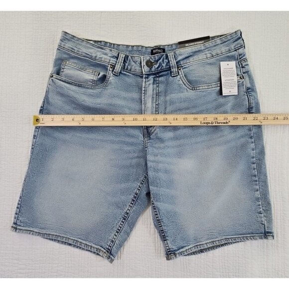 Buffalo David Bitton Dean Shorts Men's W36 Relaxed Straight Blue NWT MSRP $89 - Picture 4 of 15